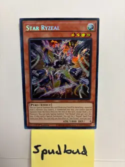 Star Ryzeal Secret Rare ALIN-EN022 NM 1st Edition Yu-Gi-Oh! - Image 1