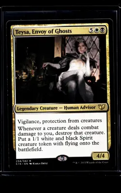 2015 MTG Magic the Gathering C15 Commander 2015 #234 Teysa Envoy of Ghosts LP - Image 1