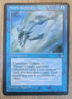 Magic The Gathering Ice Age Mystic Remora MTG TCG CCG Lightly Played - Image 1
