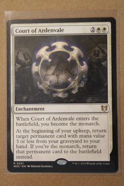 Court of Ardenvale Commander: Wilds of Eldraine Regular MTG TCG Near Mint - Image 1