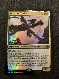 Magic The Gathering MTG - Drizzt Do'Urden Foil - AFR - Image 1