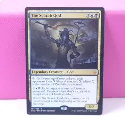 MTG The Scarab God, Light Play, English Hour of Devastation - Image 1