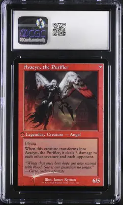 ARCHANGEL AVACYN Innistrad Remastered Retro Frame Foil Mythic CGC 9 MTG EDH - Image 2