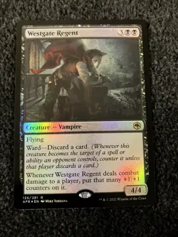 Magic The Gathering MTG - Westgate Regent Foil - AFR - Image 1
