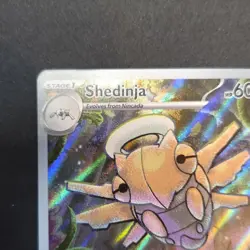 Pokemon Shedinja 144/132 Me01: Mega Evolution Illustration Rare Holo Card 2025 - Image 2
