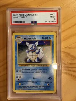 PSA 9 Wartortle 002/034 Trading Card Game Classic Holo - Image 1