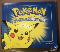 Pokemon Burger King 23k Gold Plated Trading Card PIKACHU In Blue Box - Image 1