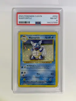PSA 8 Wartortle 002/034 Trading Card Game Classic Holo - Image 1