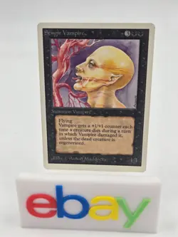 Sengir Vampire Unlimited Edition LP MTG UNL Card - Image 1