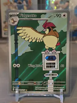 Pokemon Pidgeotto TCG SV03 Obsidian Flames Holo Illustration Rare Card 208/197 - Image 1