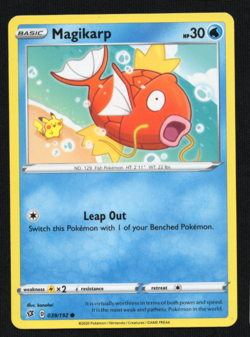 Magikarp 039/192 Regular SWSH: Rebel Clash | kanahei Pokemon Card LP - Image 1