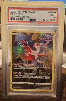 Pokemon TCG Latias Crown Zenith Galarian Gallery Holo Card GG20/GG70 Psa 9 - Image 1