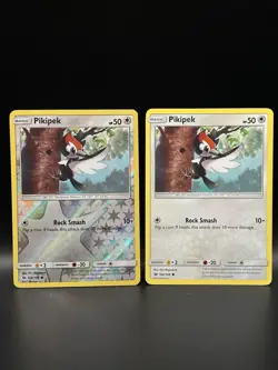 Pikipek 106/149 (Reverse Holo & Regular) - Pokemon Sun & Moon Base Card - NM - Image 1