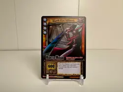 Bandai One Piece CCG Card Hawk-Eye Mihawk Silver Rare Black Letters Vintage - Image 3