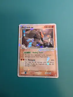 Pokemon Card 2004 EX Hidden Legends Ultra Rare Regirock 98/101 - Image 1