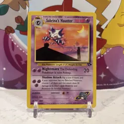 Sabrina's Haunter 55/132 Gym Challenge Non-Holo Pokemon Card TCG Unlimited NM - Image 1