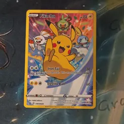 Pokemon Pikachu Holo Promo SWSH020 Sword & Shield Basic 70 HP Pokemon Card - Image 1