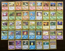 Pokemon Gym Challenge COMPLETE SET Common Vintage WOTC 43 Card Lot MP-NM - Image 1