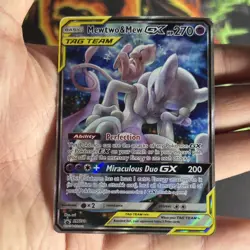 Pokemon Mewtwo & Mew GX TAG TEAM Promo Holo SM191 Unified Minds 270 HP Card - Image 3