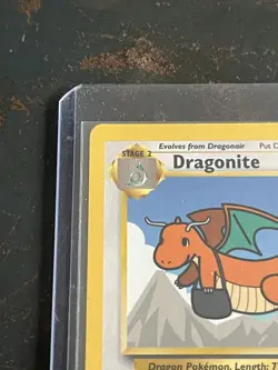 1999 Pokemon TCG Dragonite Card WB Stamped Movie Promo #5 WOTC Black Star NM - Image 3