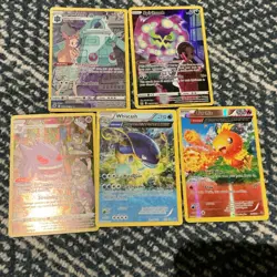 Pokemon Sword & Shield Holo Card Lot Bronzong Spiritomb Gengar Whiscash Torchic - Image 1