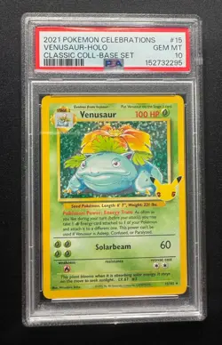 PSA 10 Venusaur Celebrations Classic Collection Pokemon Card 15/102 25th Year - Image 1