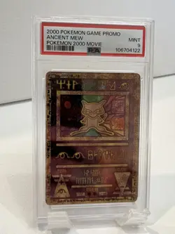 2000 Pokemon Game Promo Ancient Mew Pokemon 2000 Movie PSA 9 MINT Holo Card - Image 1