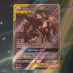 Pokemon Umbreon & Darkrai GX TAG TEAM Holo Promo SM241 Sun & Moon 270 HP Card - Image 1