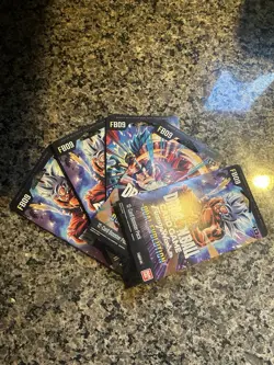 Bandai Dragon Ball Super Card Game Fusion Evolution 5 Booster Packs English - Image 1