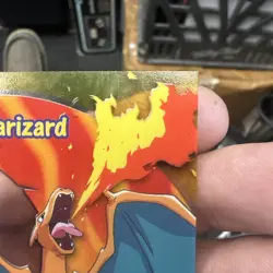 Topps Pokemon TV Animation Charizard #06 Clear Card - Image 4