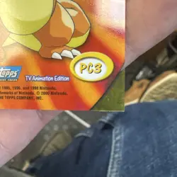 Topps Pokemon TV Animation Charizard #06 Clear Card - Image 5