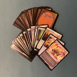 Magic the Gathering 50 WHITE Card Lot Booster Packs - Common/Uncommon - NM/LP - Image 1