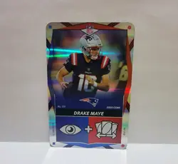 UNO ELITE NFL 2025 CORE DUAL FOIL DRAKE MAYE FRESH PULL - Image 1