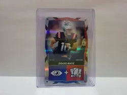 UNO ELITE NFL 2025 CORE DUAL FOIL DRAKE MAYE FRESH PULL - Image 3