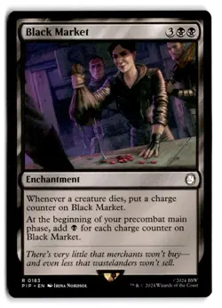 Black Market - NM Near Mint - PIP Universes Beyond: Fallout # 183 - MTG Magic - Image 1