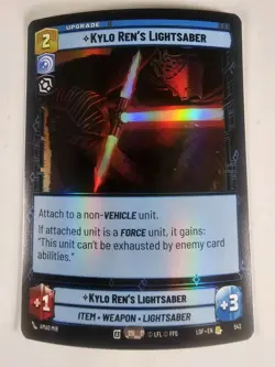Kylo Ren's Lightsaber Foil - LOF 780 NM - Star Wars Unlimited - Image 1