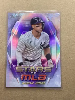 Aaron Judge Stars of MLB Foil Card 2023 Topps Series 1 #SMLB-13 NY Yankees A-41 - Image 1