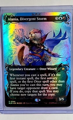 MTG Magic The Gathering BLB Bloomburrow Raised Foil #344 Alania Divergent Storm - Image 1