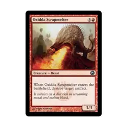 WOTC MtG Scars of Mirrodin Oxidda Scrapmelter (U) (x4) NM - Image 1