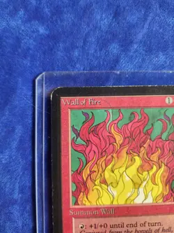 Wall of Fire Limited Edition ALPHA MTG Magic The Gathering - Image 2