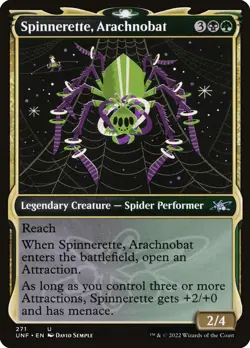 MTG Spinnerette, Arachnobat Showcase ** Unfinity ** English (NM) - Image 1
