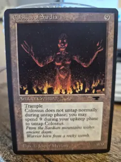 Colossus of Sardia MTG Artifact Creature 93 Jesper Myrfors Magic the Gathering - Image 1