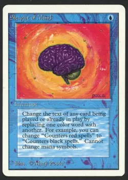 ***Unlimited Sleight of Mind (Edge Crease)** MTG Unlimited Magic Kid Icarus - Image 1