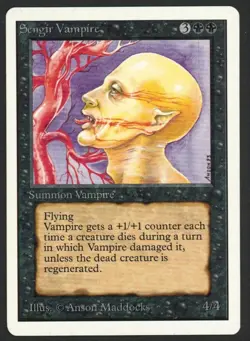 ***Unlimited Sengir Vampire** MTG Unlimited Magic Kid Icarus - Image 1