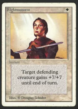 ***Unlimited Righteousness** MTG Unlimited Magic Kid Icarus - Image 1