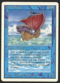 ***Unlimited Pirate Ship** MTG Unlimited Magic Kid Icarus - Image 1