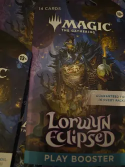 26 Magic The Gathering Lorwyn Eclipsed Play Booster Pack Sealed Sleeved MTG Lot - Image 2