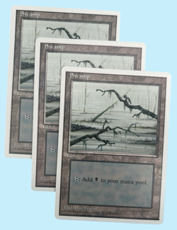 13 Swamp (C), 4th Edition, NM Near Mint, Magic the Gathering MTG - Image 1