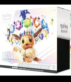 Pokemon Prismatic Evolutions Elite Trainer Box Eevee Booster Packs Promo - Image 2