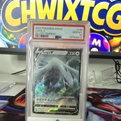 Pokemon TCG Lugia V Ultra Rare Holo 138/195 Silver Tempest PSA 10 2022 - Image 1